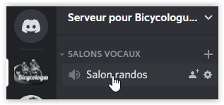 Discord: salons des Bicycologues